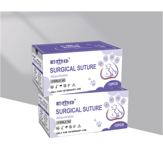 Absorbable Sutures Polyglycolic Acid Suture (PGA) for Veterinary use
